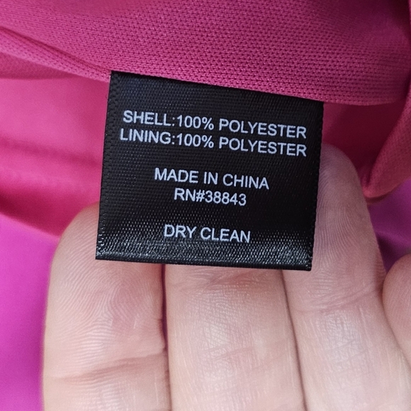 SAM EDELMAN | CHIFFON PLEATED SLEEVELESS MIDI DRESS- FUCHSIA PINK - Picture 16 of 16